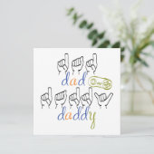 Daddy with a big heart カード (スタンド正面)