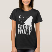 Daddy Wolf Wolf Pack Wolf Family Matching Family O Tシャツ (正面)