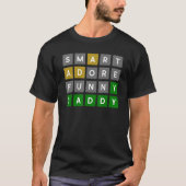 Daddy Word Guessing Game Father s Day Dad Tシャツ (正面)