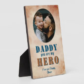 Daddy you are Heroパパフォトファーザーの日 フォトプラーク (側面)