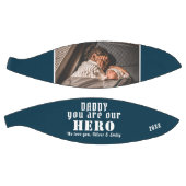 Daddy you are Hero Father's Day Family Photo バスケットボール (パネル)