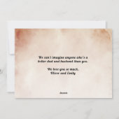 Daddy you are Hero Photo Father's Day シーズンカード (裏面)