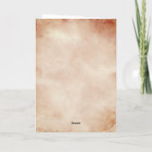 Daddy you are my Heroパパフォトファーザー カード (裏面)