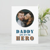 Daddy you are my Heroパパフォトファーザー カード (スタンド正面)