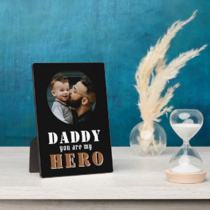 Daddy you are my Heroパパフォトファーザー フォトプラーク