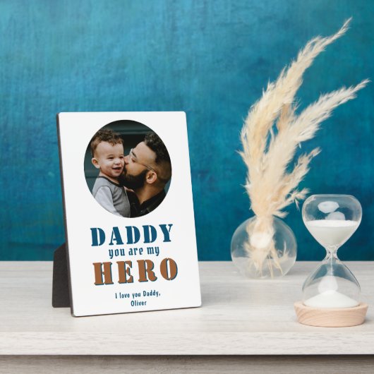 Daddy you are my Heroパパフォトファーザー フォトプラーク (側面)