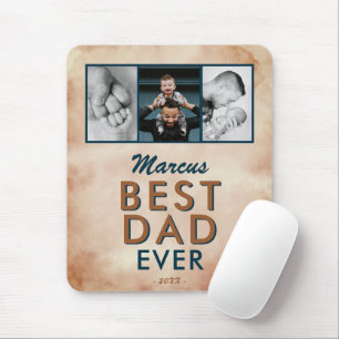 Daddy you are my Heroパパフォトファーザー マウスパッド