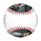 Daddy you are my Heroパパ2 Photo Collage 野球ボール (裏面)