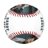 Daddy you are my Heroパパ2 Photo Collage 野球ボール (裏面)