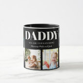 Daddy You are our Superheroフォトコラージュカスタム マグカップ (中央)