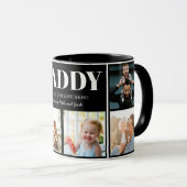 Daddy You are our Superheroフォトコラージュカスタム マグカップ (正面右)