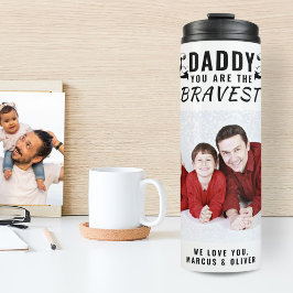 Daddy you are the Bravest Father's Day Photo タンブラー