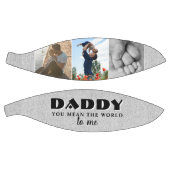Daddy you mean World 素朴 Father's Day 3写真 バスケットボール (パネル)