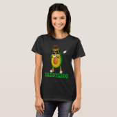 Daddycado  Dabbing Daddy Avocado Vegan Father's Da Tシャツ (正面フル)