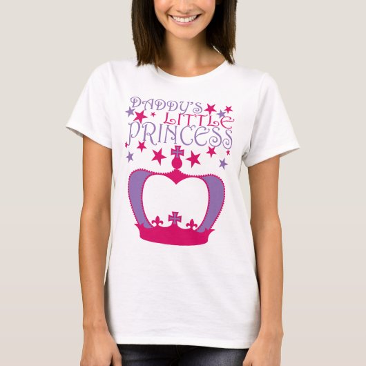 Daddysの小さいプリンセス Tシャツ (正面)