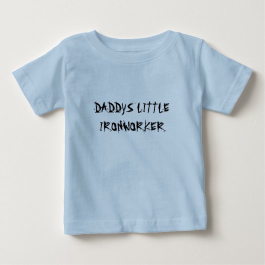 DADDYSの小さい鉄工 ベビーTシャツ (正面)