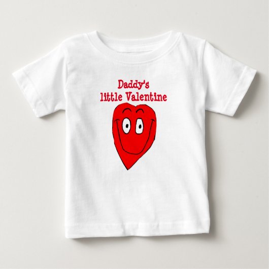DADDYSリトルバレンタインデートップ ベビーTシャツ (正面)