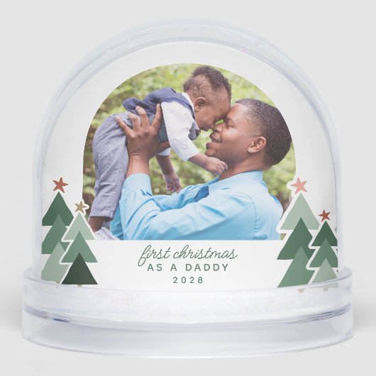 Daddys初めてのクリスマス素朴ツリー2枚 (正面)