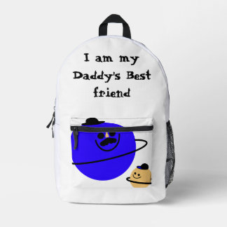 Daddy's Best Friend School Bag プリントバックパック