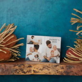 Daddy's Boy – フォトコラージュ父の日写真 フォトプラーク (側面)