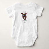 "Daddy's Favorite Pup" Baby Bodysuit ベビーボディスーツ (裏面)