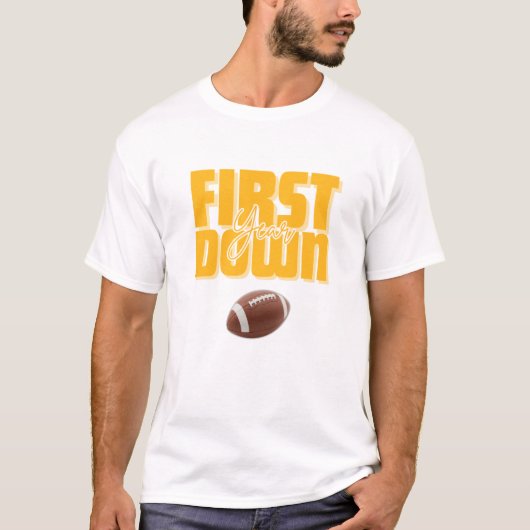 Daddy's Football First Year Down Graphic Tee Tシャツ (正面)