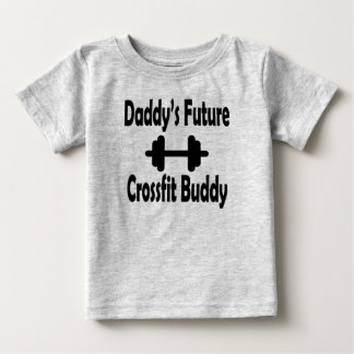 Daddy's future CrossFitバディTシャツ ベビーTシャツ