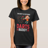 Daddy's Future Darts Buddy  Darts Player Boy Darts Tシャツ (正面)
