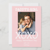 Daddy's Girl | 写真 | バレンタインデーのハグとキス シーズンカード (正面)