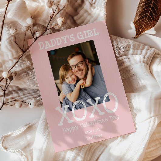Daddy's Girl | 写真 | バレンタインデーのハグとキス シーズンカード