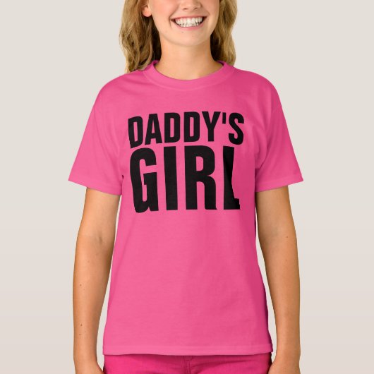 DADDY'S GIRL、GIRLS Tシャツ (正面)