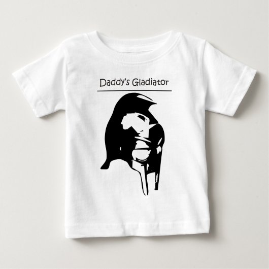 Daddy's Gladiator ベビーTシャツ (正面)