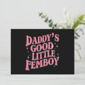 Daddy's Good Little Femboy LGBTゲイプライド・フェモビー 招待状 (スタンド正面)