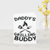 Daddy's Griling Buddy - Kids Bbq カード (黄色い花)