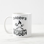 Daddy's Griling Buddy - Kids Bbq コーヒーマグカップ (左)