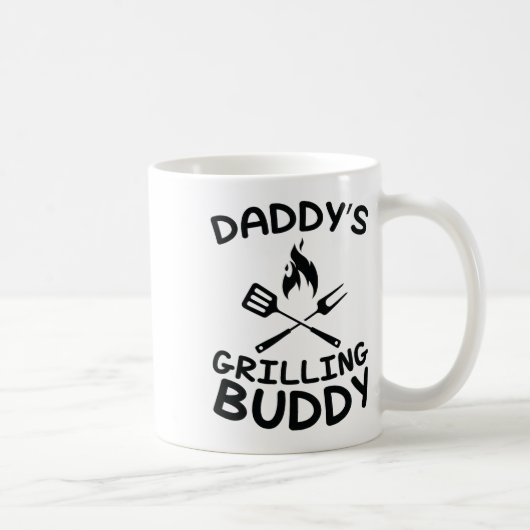Daddy's Griling Buddy - Kids Bbq コーヒーマグカップ (右)