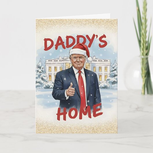 Daddy's Home Trump Christmas Card シーズンカード (正面)