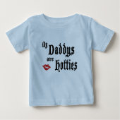 Daddys Hotties ベビーTシャツ (正面)
