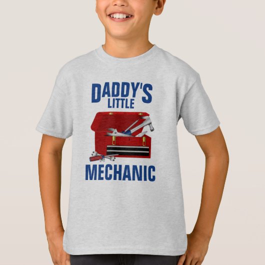 Daddy's Little – キッズハンドルTAGLESS® Tシャツ (正面)