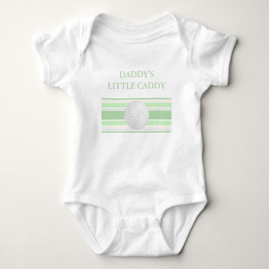 Daddy's Little Caddy ベビーボディスーツ (正面)