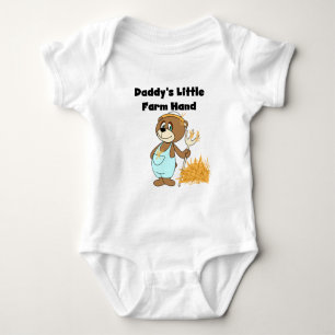 Daddy's Little Farm Hand Tシャツ&ギフト ベビーボディスーツ