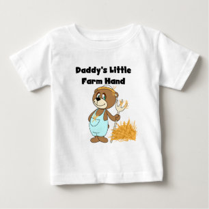 Daddy's Little Farm Hand Tシャツ&ギフト ベビーTシャツ