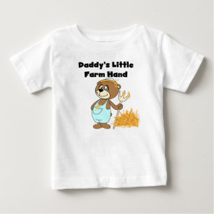 Daddy's Little Farm Hand Tシャツ&ギフト ベビーTシャツ