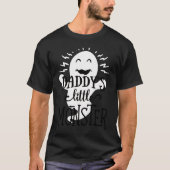 Daddy's Little Monster  Halloween  Ghost  Black Le Tシャツ (正面)