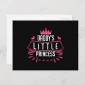 Daddys Little Princess ポストカード (正面/裏面)