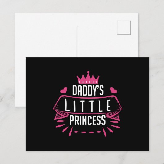 Daddys Little Princess ポストカード (正面/裏面)