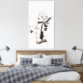 Daddy's Monster Hand Painted by Mark Elsen キャンバスプリント (インサイチュ (寝室))