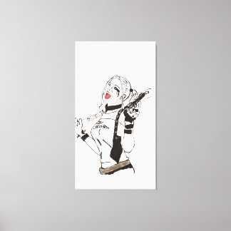 Daddy's Monster Hand Painted by Mark Elsen キャンバスプリント