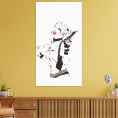 Daddy's Monster Hand Painted by Mark Elsen キャンバスプリント (インサイチュ (リビング))