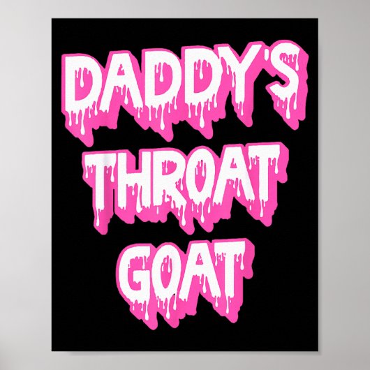 Daddy's Throat Goat Nk  ポスター (正面)